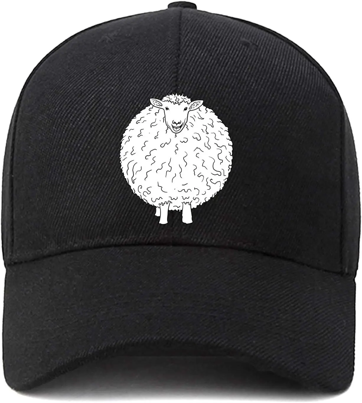 

Funny Fat Sheep Unisex Baseball Cap Adjustable Dad Hat Unstructured Cotton Hat for Outdoor Hiking Travel Snapback