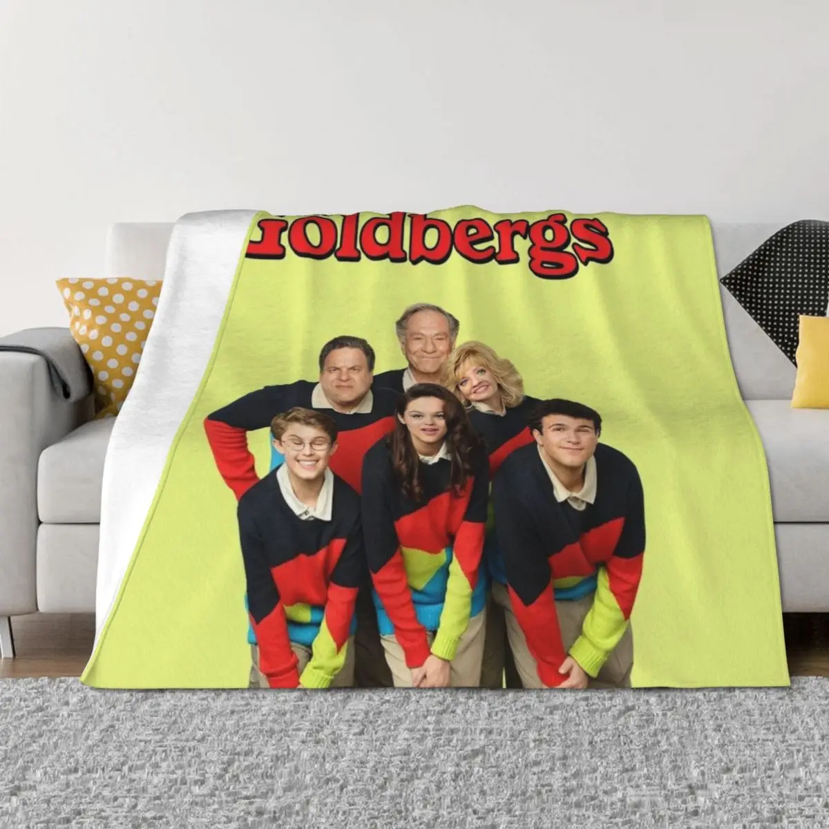 

The Goldbergs Throw Blanket Summer Shaggy Flannels Luxury Brand Blankets