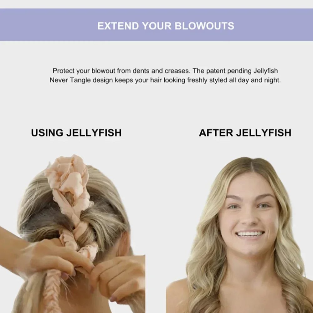 Nouvelle tige à friser sans chaleur, bigoudis sans chaleur, méduse, bigoudis, boucles en soie, ruban, bandeau, outils de coiffure