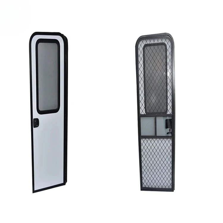 Caravan RV Motorhome Entry Door with Lock for Camper Van Trailer Boat Aluminum Weatherproof view 3