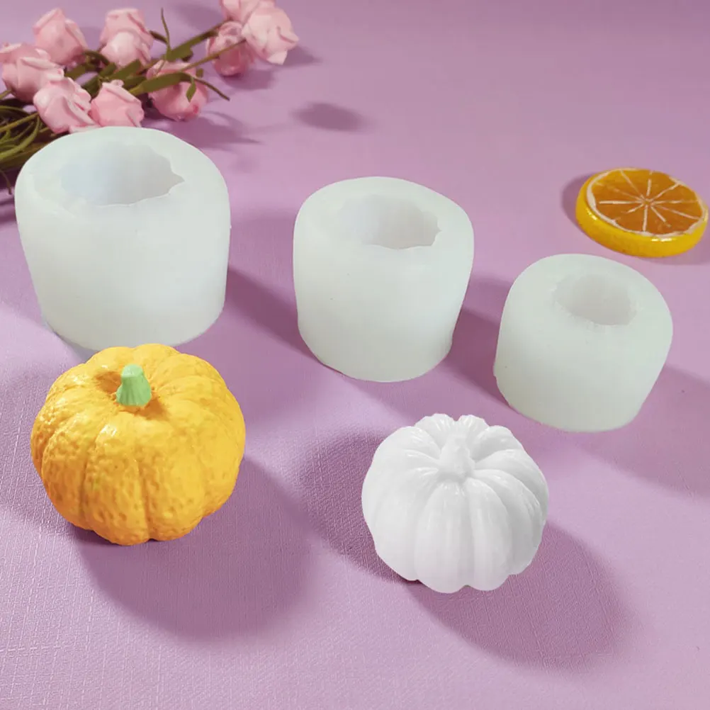 3 Pcs Bakery Gel for Baking Halloween Cake Funny Pumpkin Cake Mold Mold Halloween Party Reusable Non Stick Smooth
