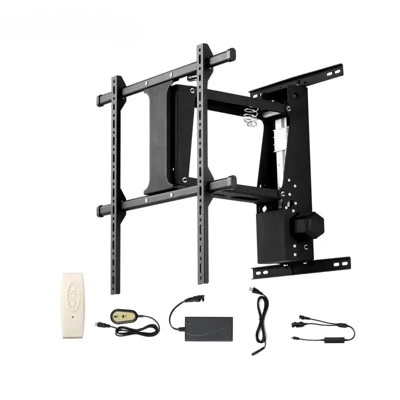 SucceBuy Motorized TV Wall Mount for 32 to 55/65/70 Inch Adjustable TV Mount Bracket w/ Max VESA 24 x 16/24 in Up to 88-132 lbs