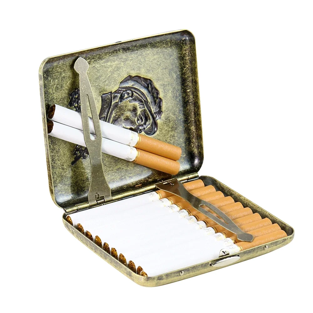 mao zedong cigarettes Chinese Characters 20 Cigaret Case Box Communism Smoking Accessories  Clamshell Dust Moisture Proof Tobacoo Gift for Men Crafts