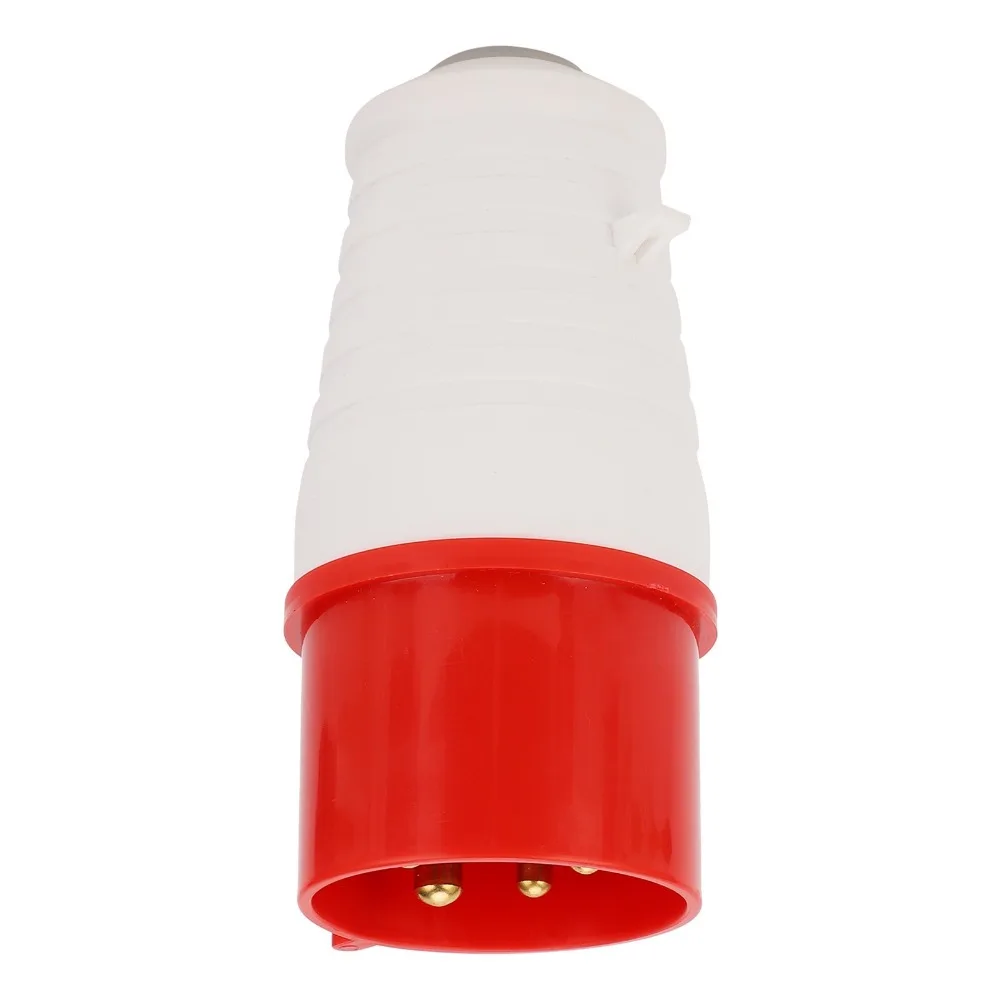 

5Pin 3Phase Industrial Power Plug IP44 Waterproof 32A 220-380V/240-415V Electrical Cable Wire Connector 3P+E+N