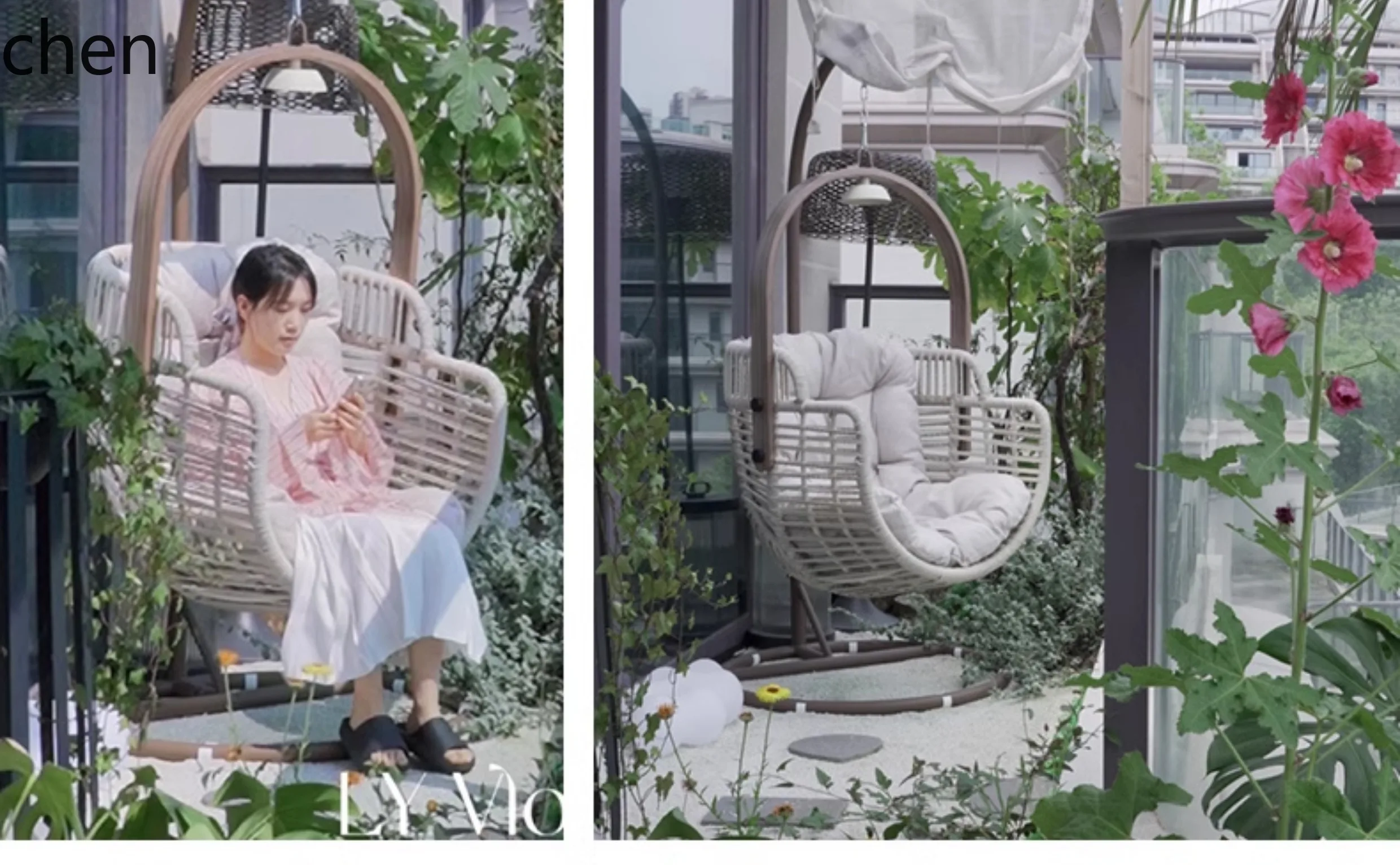 

Hanging Basket Balcony Hanging Chair Indoor Rocking Chair Home Outdoor Swing Chair