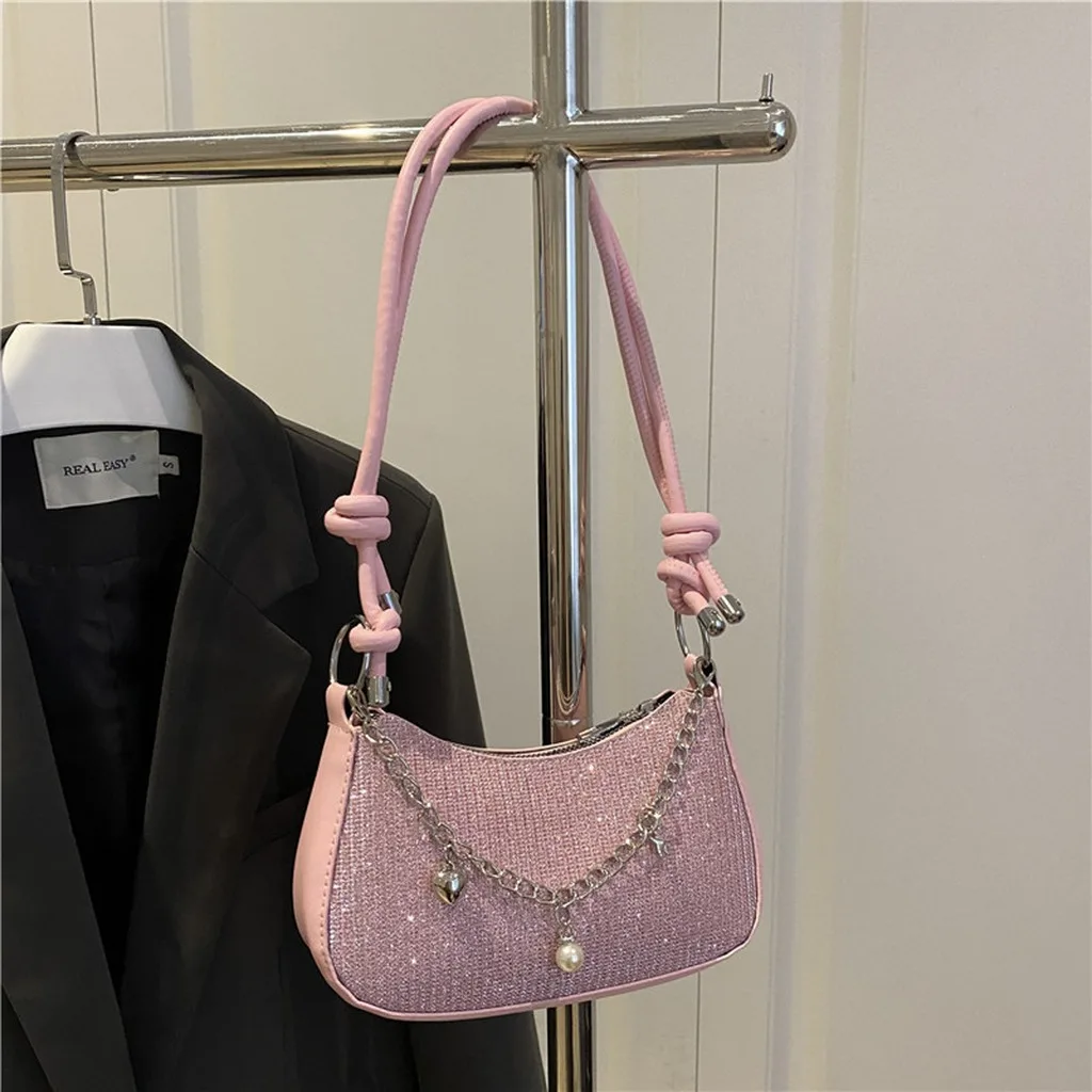 Small Handbag Versatile Underarm Bag Crossbody Bag Simple Women'S Shoulder Bag For Casual Use Shopping Daily Outings