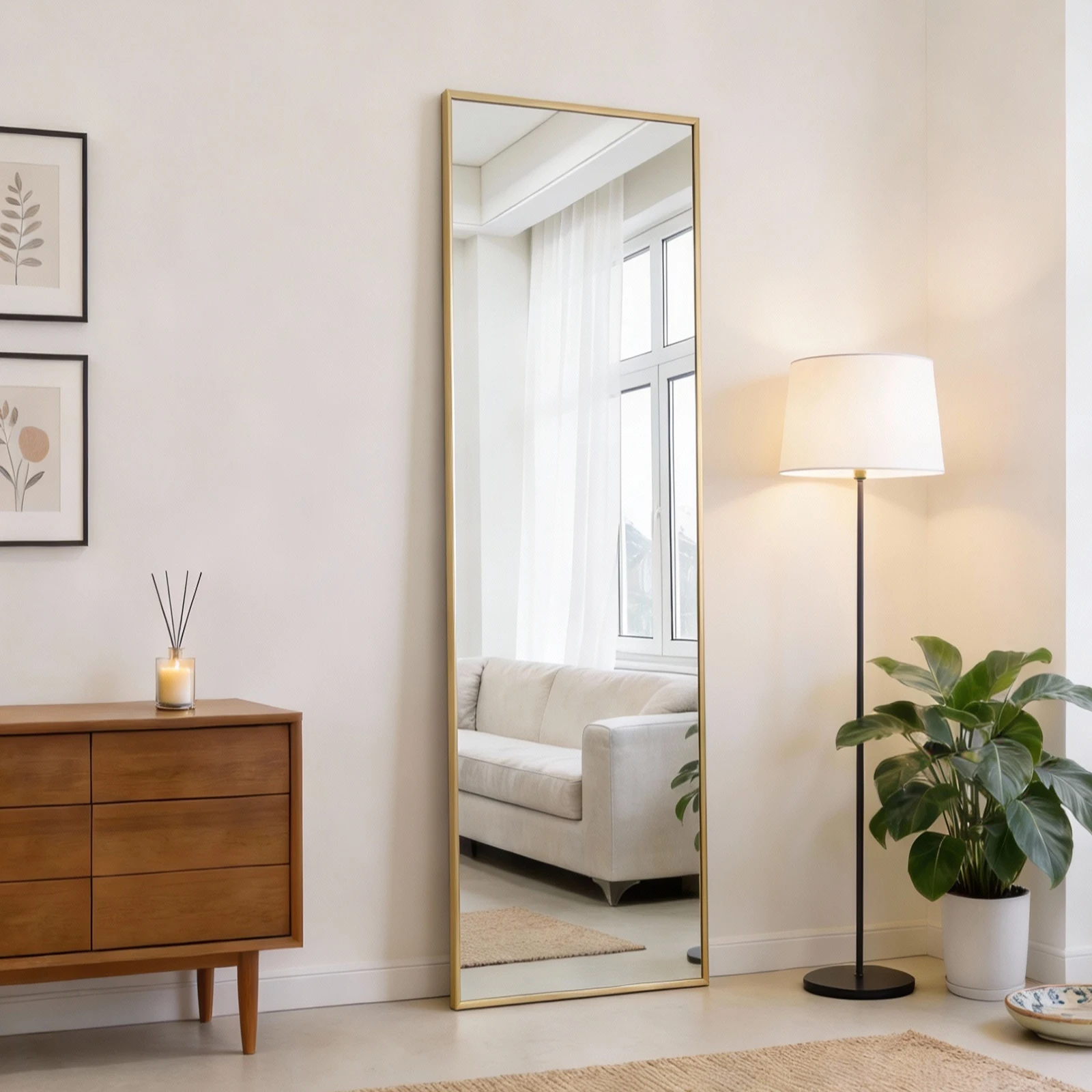 modern minimalist mirror style
