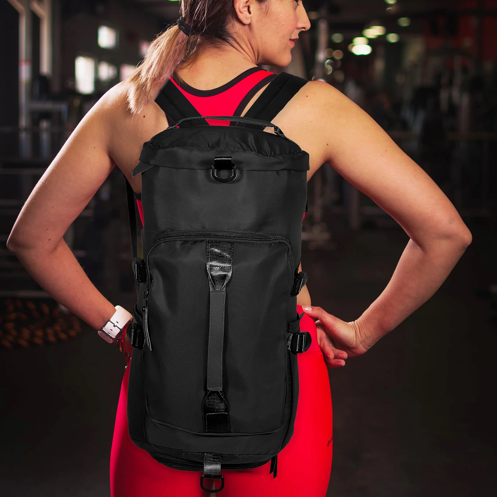 Sports Backpack Multi-Compartment Travel Backpack Large Capacity Gym Bag for Hiking Commuter Workout Gym Bags for Men