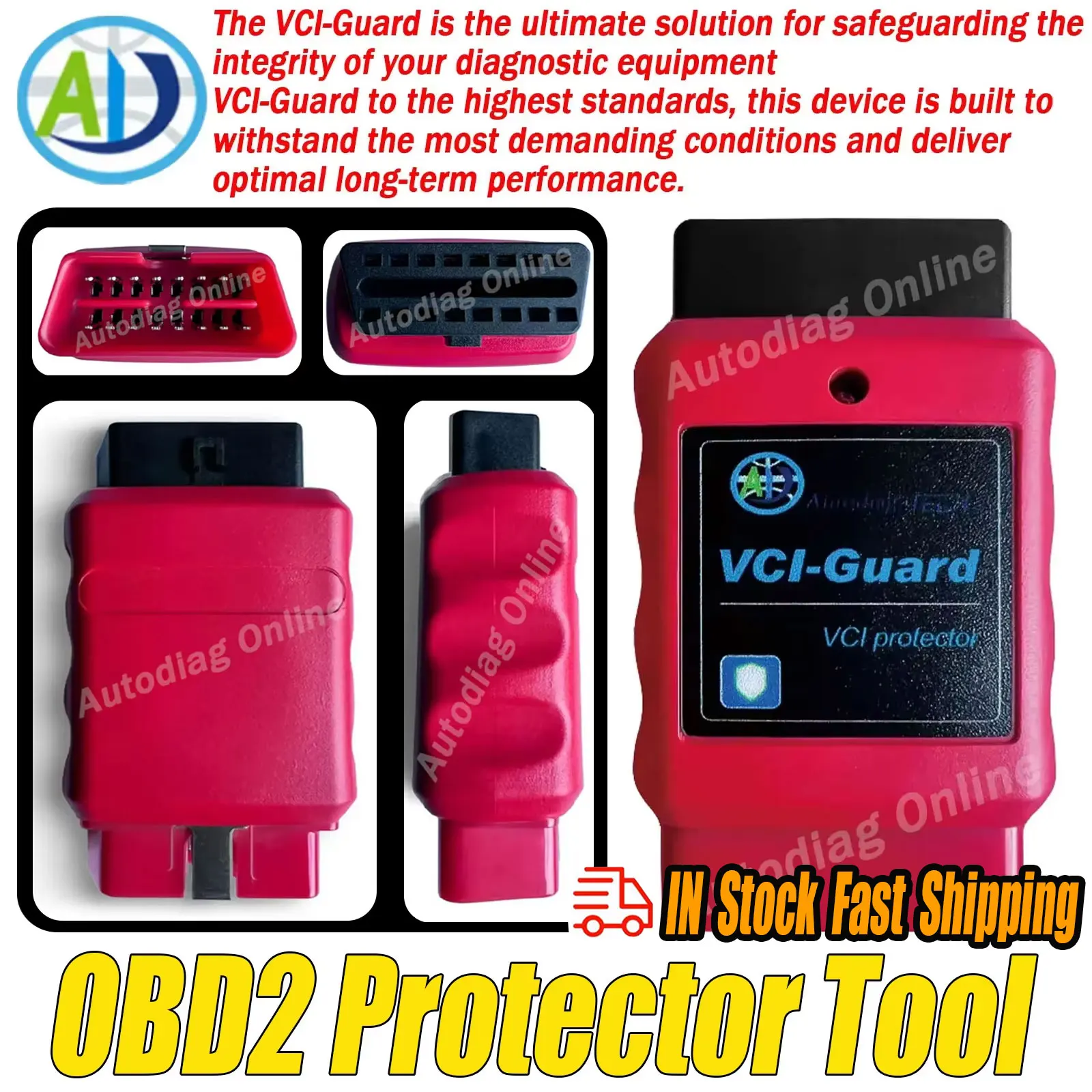 

OBD2 Protector Adapter for OBDII Diagnostic Scanner Tool Protector for Physical and Electrically OBD2 Diagnostic Protection Tool