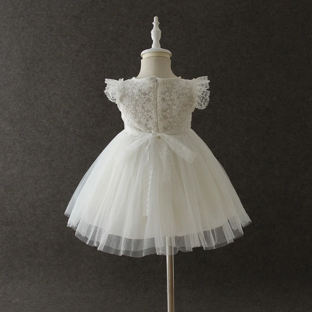Baby Baptism Dress 0 to 24 Months Girl Princess Dresses Newborn Girls Clothes with Hat