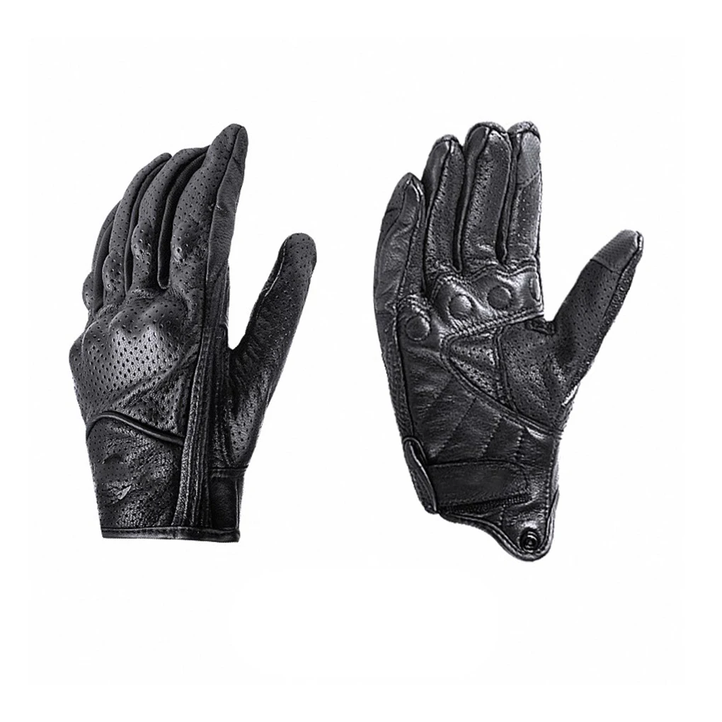 Gants Universels Réglables Multi-Usages en Cuir pour Moto, Cyclisme, dehors, Protection pour la Randonnée, 1 Paire