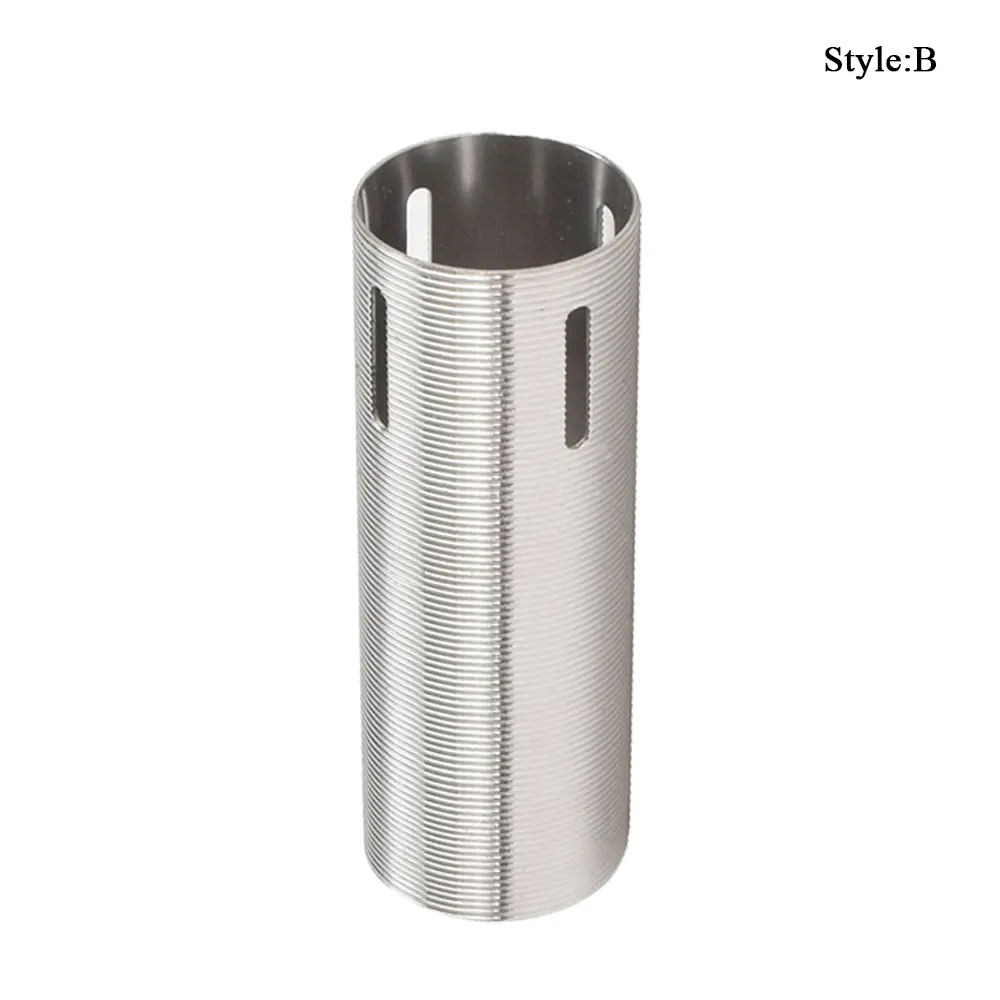 SINAIRSOFT CNC Stainless Steel Heat Dissipation AEG Cylinder For Ver.2/3 Gearbox