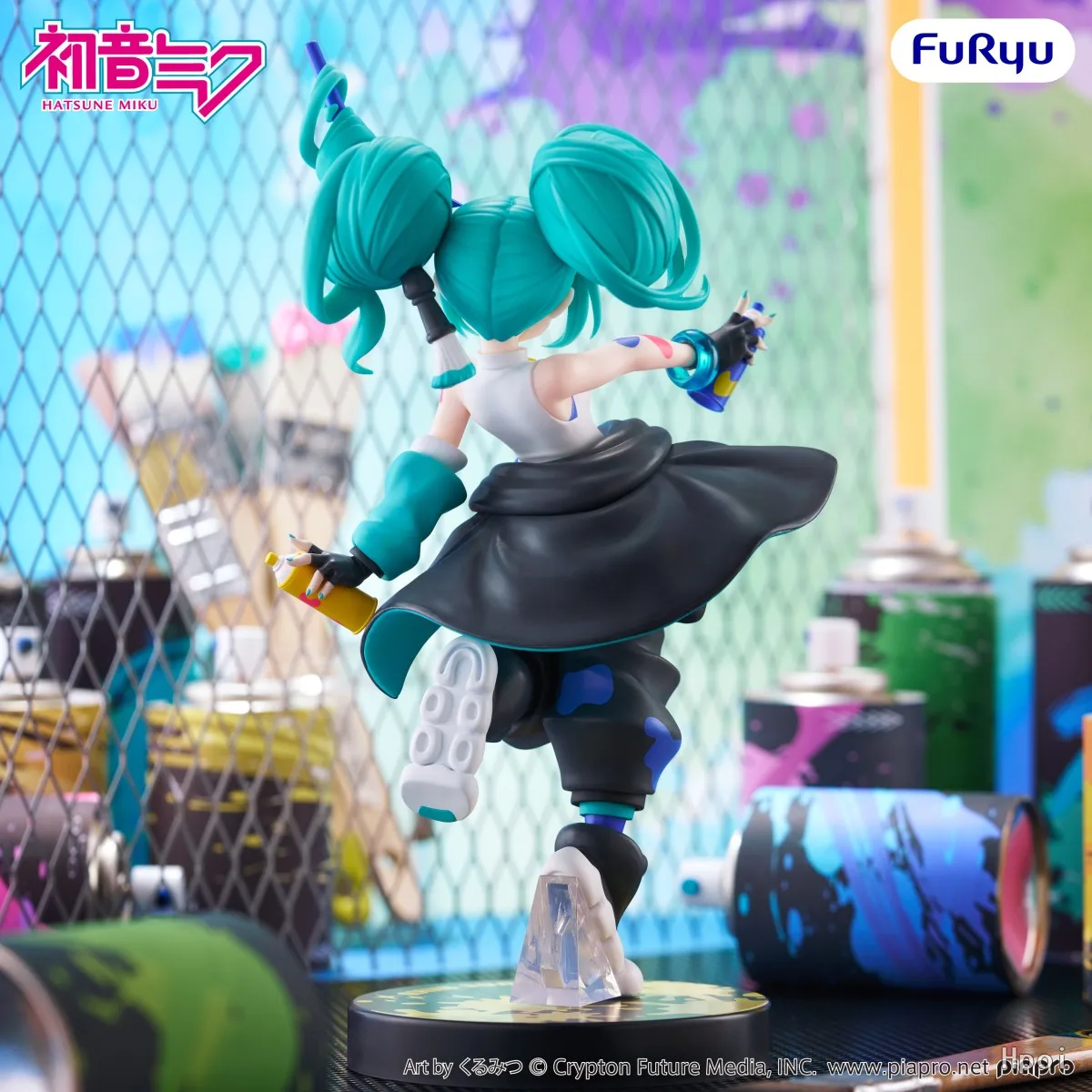 

【Pre Sale】 FuRyu Muchute Piapro Miku Painting Girl Model Toy