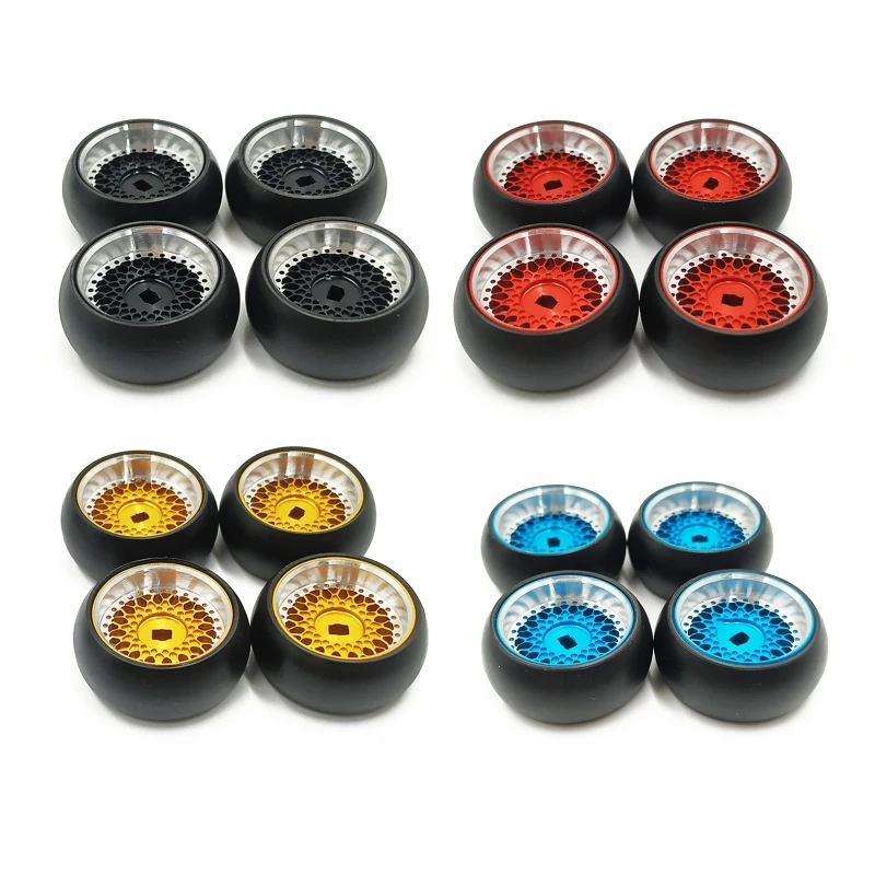 

4 Pack Aluminum Alloy for Rim Wheel for RC 1/28 Wltoys K969 K989 P929 Tires