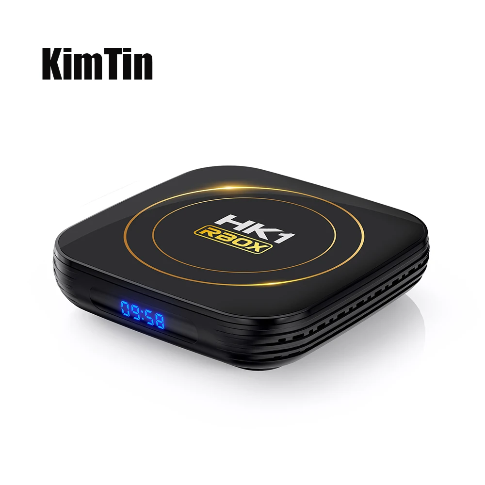 KimTin Android TV BOX OS12 4GB 64GB MIRACAST BT 4.0 6k 4k 2.4G 5.8GWiFi Quad Core Media Player IPTV Smart Set Top Box PK z28 x96
