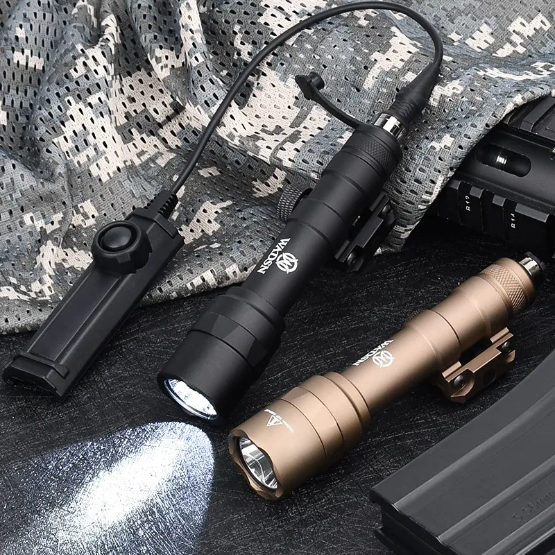 Imagem -02 - Wadsn-lanterna Tática M600u para a Caça Airsoft Poderosa Luz Led com Pressostato Remoto para Arma de Jogo cs