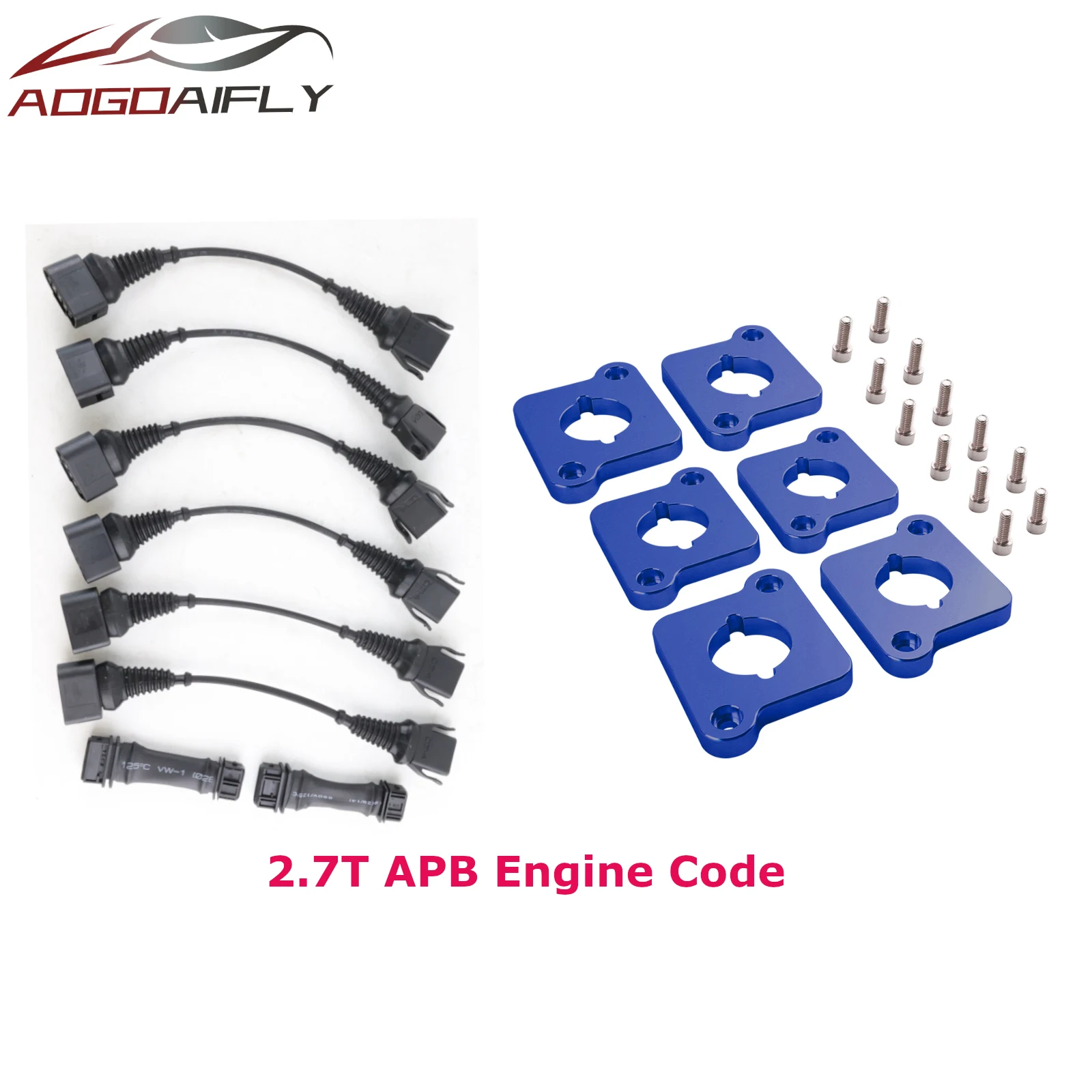 Arnés de conversión de código de motor APB 2.7T, juego de bobinas de encendido ICM By Pass con kit de placas de bobinas de encendido para Audi S4 RS4 B5
