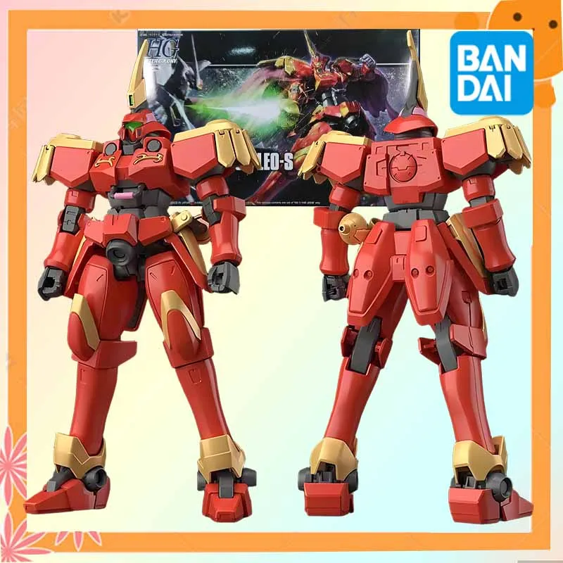 

Bandai оригинальный GUNDAM HG 1/144 OZ-06MS-SS1 lEO-S аниме фигурка в сборе модель игрушки Коллекционная модель украшения подарки