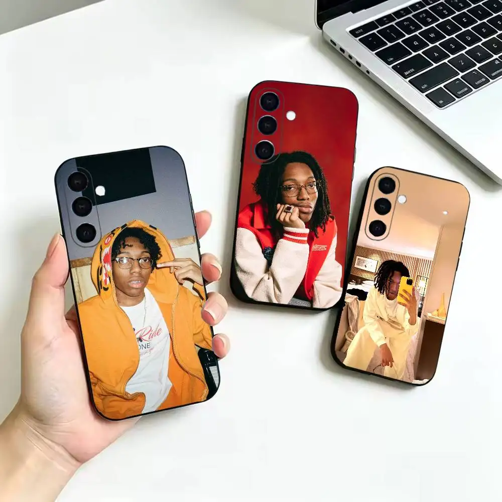 Dreadlocks Hip Hop Rapper Phone Case For Samsung Galaxy  A52 42 32 22 12 02S 72 73 51 41 31 21S 71 30S,Soft Silicone Black Cover