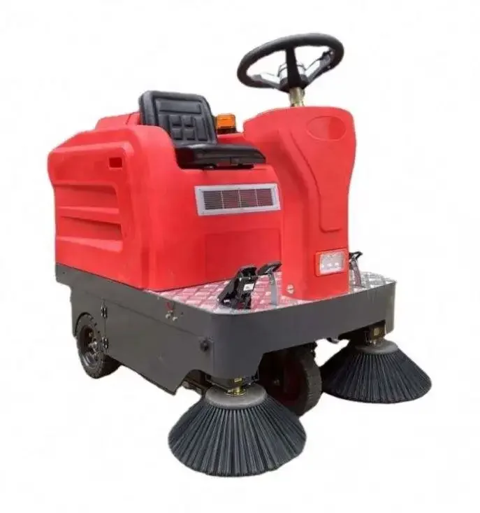 Car Mounted Pure Electric 1400mm Road Sweeping For Street Cleaning  Industrial Cleaning