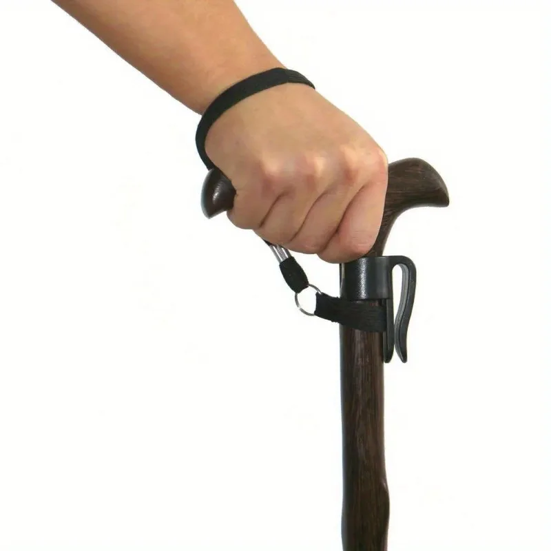 1 Juego de soporte multifuncional para bastón y funda de cuerda de mano para adecuado para bastones de caminar y bastones de senderismo