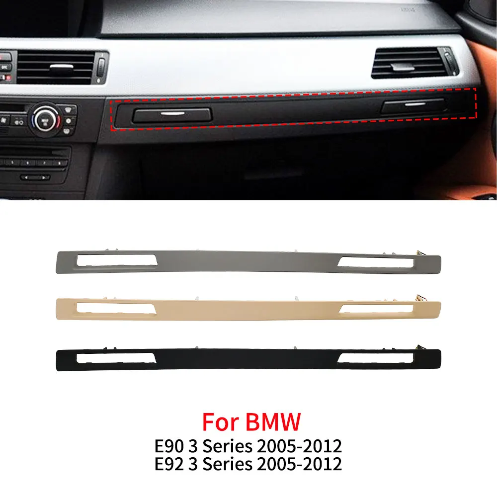 For BMW E90 E91 E92 E93 LHD Car Water Cup Holder Panel Interior Strip Trim For BMW 3 Series 318 320 325 328 330 335i M3