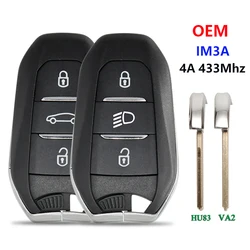 Car Remote Control Key For Opel Citroen Peugeot 508 5008 2020 2021 4A HITAG AES IM3A NCF29A1M 433.92MHz Original Promixity Card