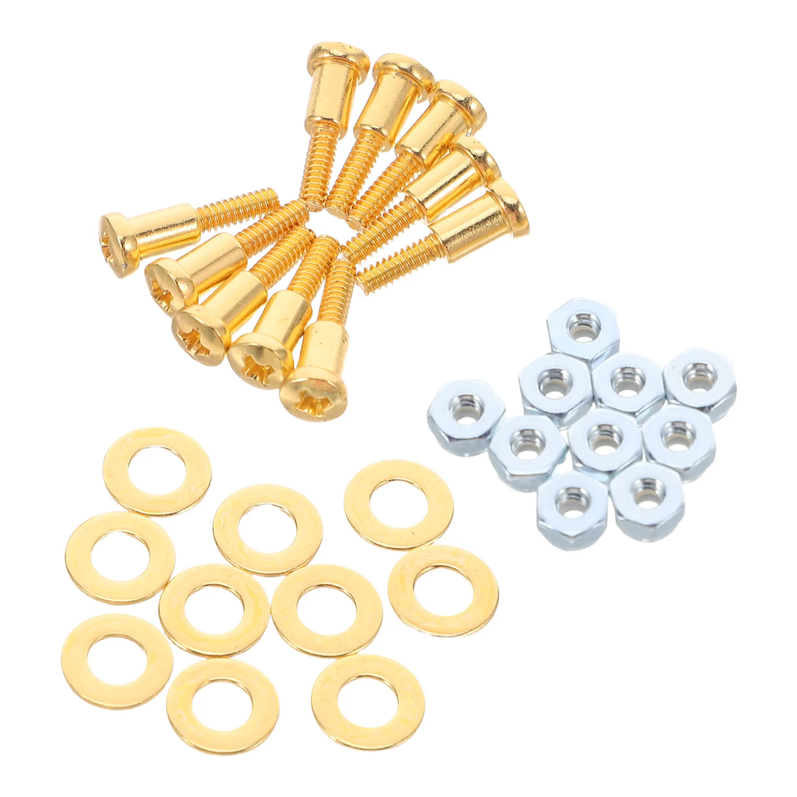 

10 Sets Electric Push-scissor Screws Anti-loosening Clipper Barber Knife Hair Fixing Golden