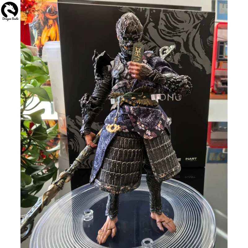 متوفر في المخزون INART MORFIG 1/12 MAG-G0002 أسطورة سوداء وو كونج مجموعة درع برونزية مقاس 6 بوصة مجموعة كاملة من زخرفة شخصيات الحركة #1