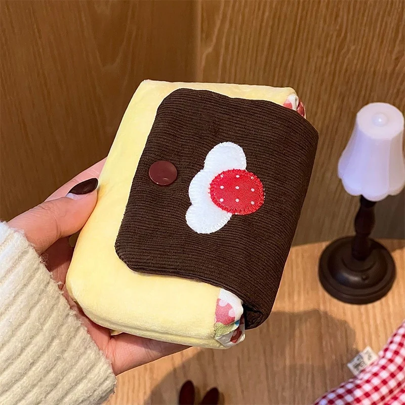 Cute Retro Soft Camera Bag Multifunctional Coin Wallet Card Holder High Aesthetic Value Portable Zero Wallet Cute Ins Card Bag image 4