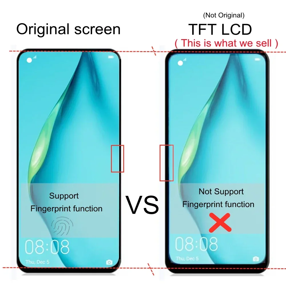 6.43" TFT For Oppo Reno6 5G LCD Display Touch Screen Digitizer Assembly For OPPO PEQM00 CPH2251 Reno 6 5G lcd