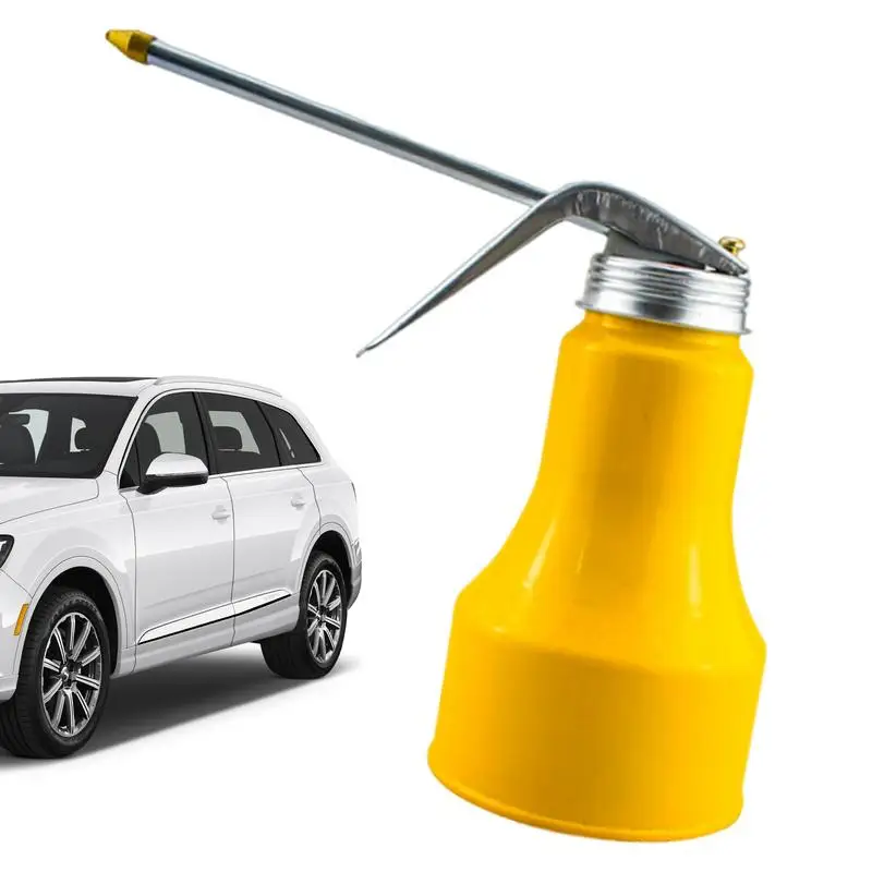 Auto Oil Squirt Can Pump Oiler Can Transparent Oil Can Dispenser Przenośne puszki do karmienia oleju Wysokociśnieniowa olejarka do naprawy samochodów — zdjęcie 3