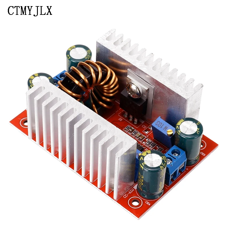 400W DC to DC 15A Max 8.5-50V to 10-60V Module Step-Up Boost Converter Constant Current Power Supply LED Driver Voltage Charger