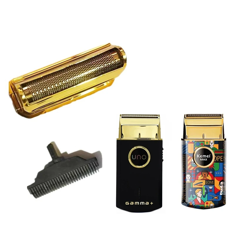 ماكينة حلاقة بديلة لرأس شفرة kemei RS7098 شبكة شفرة صافي أجزاء حلاقة اللحية الأصلية تناسب ماكينة حلاقة السفر GAMMA Uno #1