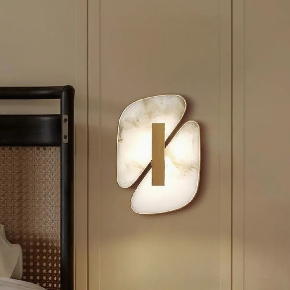 Cloud Stone Wall Lamp Spanish Bedroom Headboard Creative Living Room Background Wall Staircase Corridor Lighting Fixture