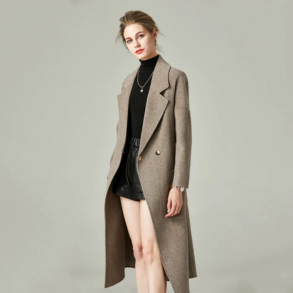 2024 New Arrivals Women Wool Coats Winter Fashion Cashmere Trench Female Autumn Long Coats