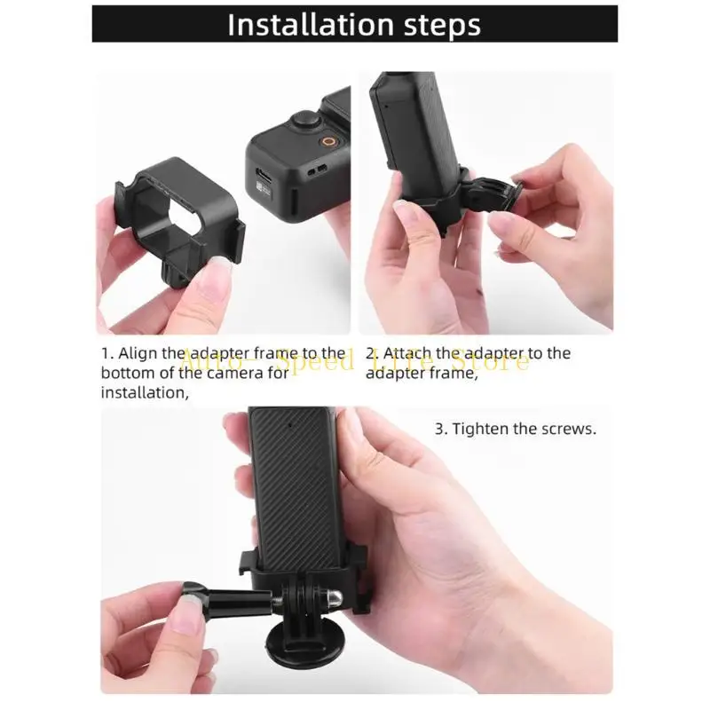 02DA Versatile Camera Cage Cold Shoe Mount for Pocket 3 Attachments Accessory