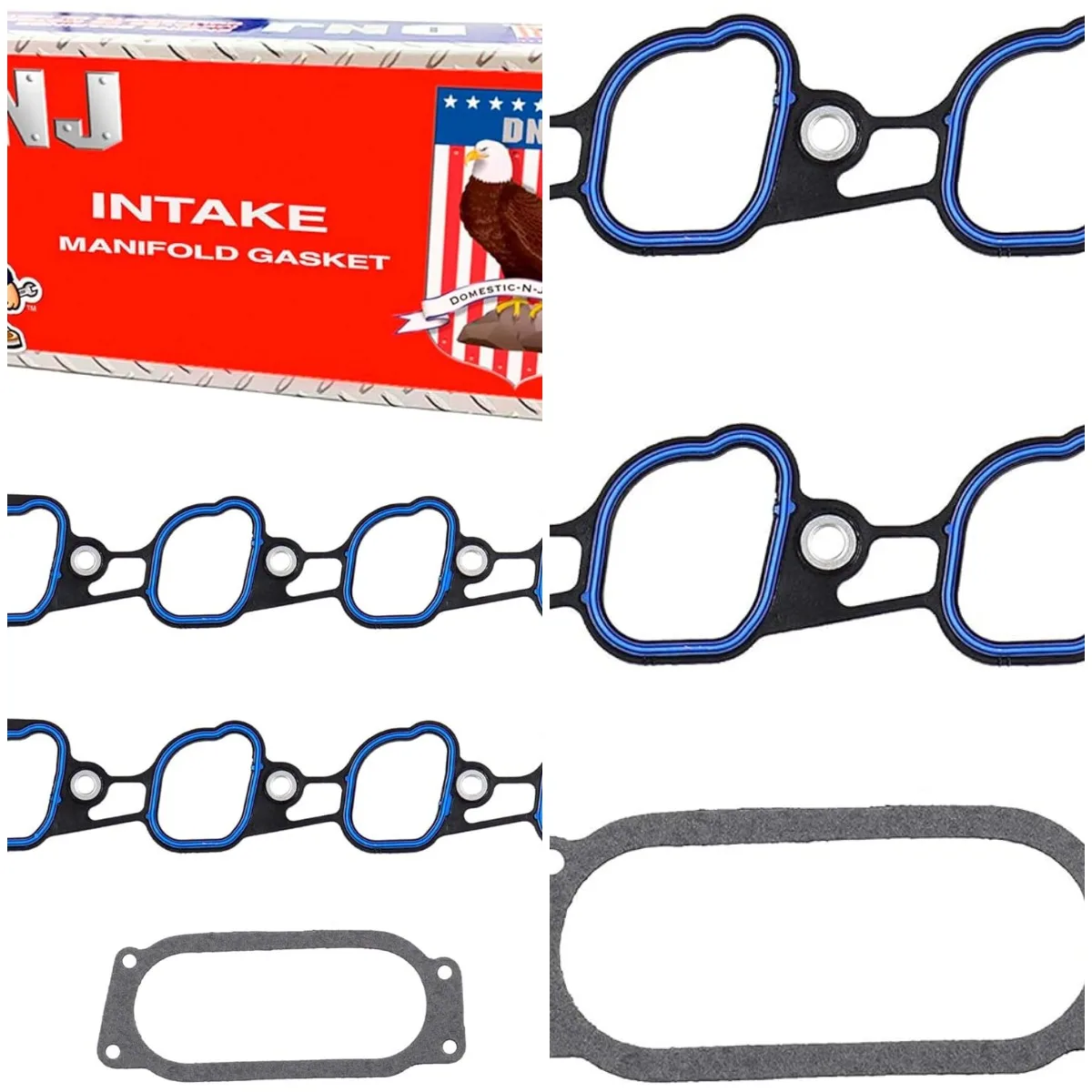 

IG4176 Комплект прокладок впускного коллектора для Ford F-150 F-150 Heritage 5.4L V8 16V SOHC 330cid 2000-2004 гг.