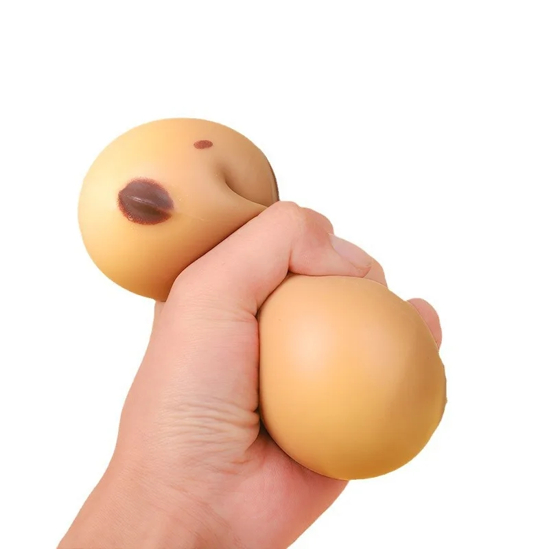 

Игрушка-антистресс для снятия напряжения и вымещения эмоций: фигурка капибары для взрослых, аксессуар для снятия стресса