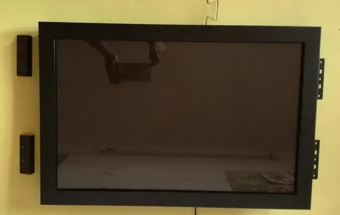 شاشات تعمل باللمس بإطار مفتوح صناعي مقاس 21.5 بوصة من SAW عالية الدقة 1920*1080 شاشة LCD تعمل باللمس