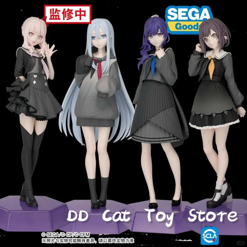 本物のセガ初音ミクカラフルステージボーカロイド秋山瑞希宵崎かなで朝比奈まふゆ東雲エナアニメフィギュアおもちゃ