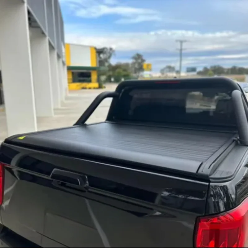 

Заводской автоматический выдвижной тент для грузового отсека пикапа 4x4 из алюминия, подходит для Musso Sports K Khan.