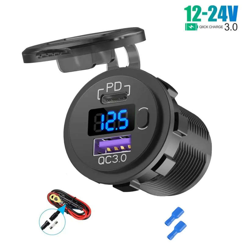 carregador-de-telefone-para-carro-usb-duplo-dc-12v-24v-com-interruptor-adaptador-de-tomada-de-energia-a-prova-d'agua-para-carro-caminhao-barco-rv-motocicleta