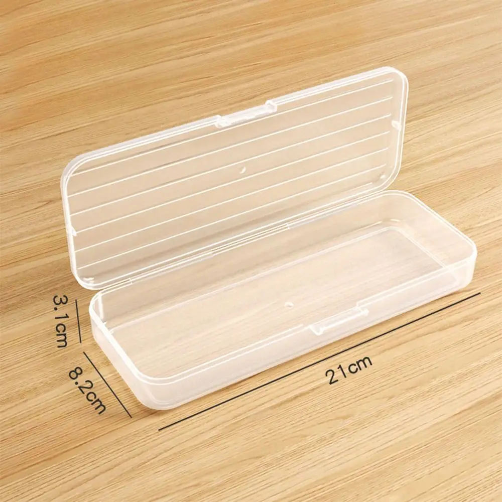 

Simple Waterproof Pen Pencil Box Art Supply Multifunctional Pencil Case Transparent Desktop Organizer Brush