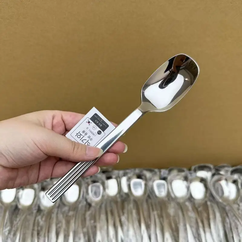 Stainless Steel Spoon Thickening Long Handle Hot Pot Soup Ladle Kitchen Tableware Cooking Utensils Tools Home Decor