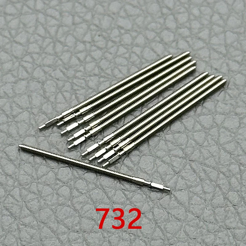 2PCS/4PCS 732 Crown Shaft Steel Crown Shaft for Watch Movements Fit For 732 Movement Crown Watch Accessories Movement Parts