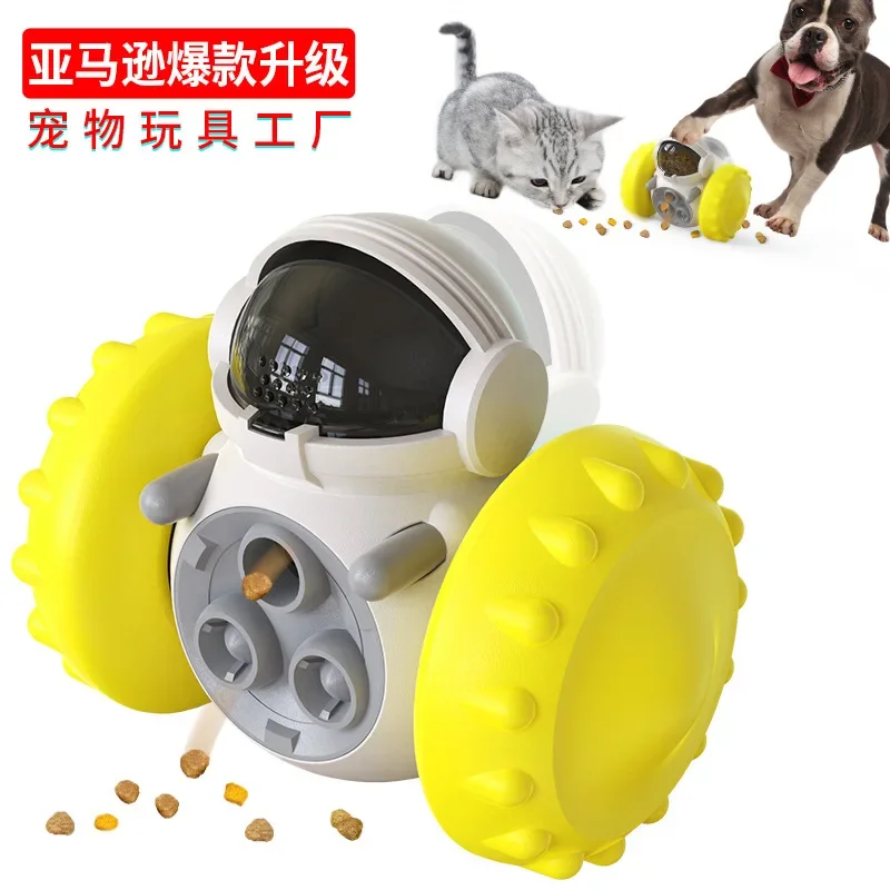 New dog toy Cat Slow Food ball balance car dog teeth interactive swing leaky food  dog accessories