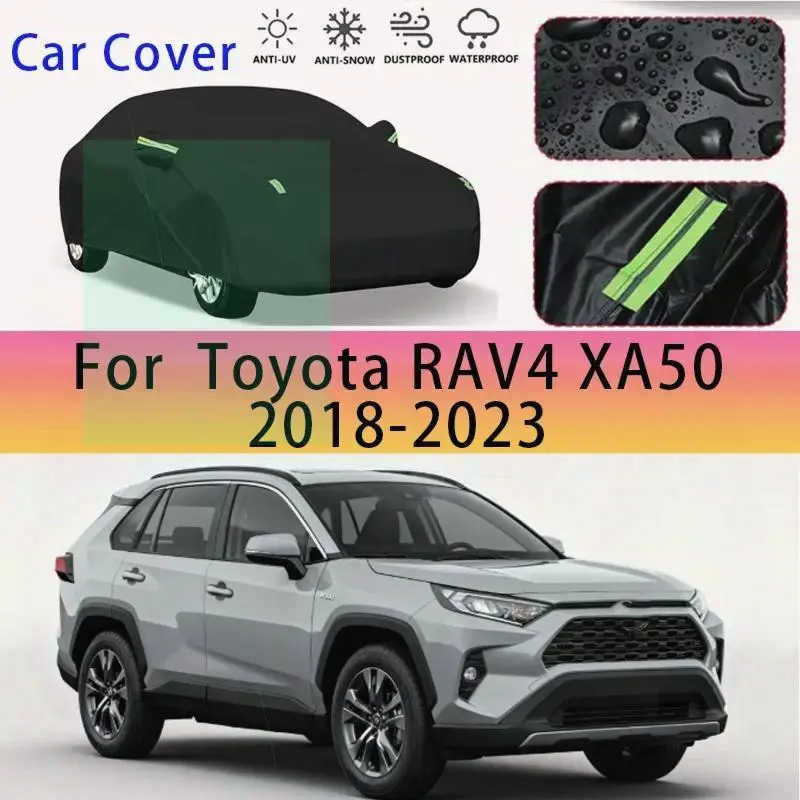 

For Outdoor Protection Full for Toyota RAV4 XA50 2018 2023 Waterproof Dustproof Snow Cover Sunshade Car Covers