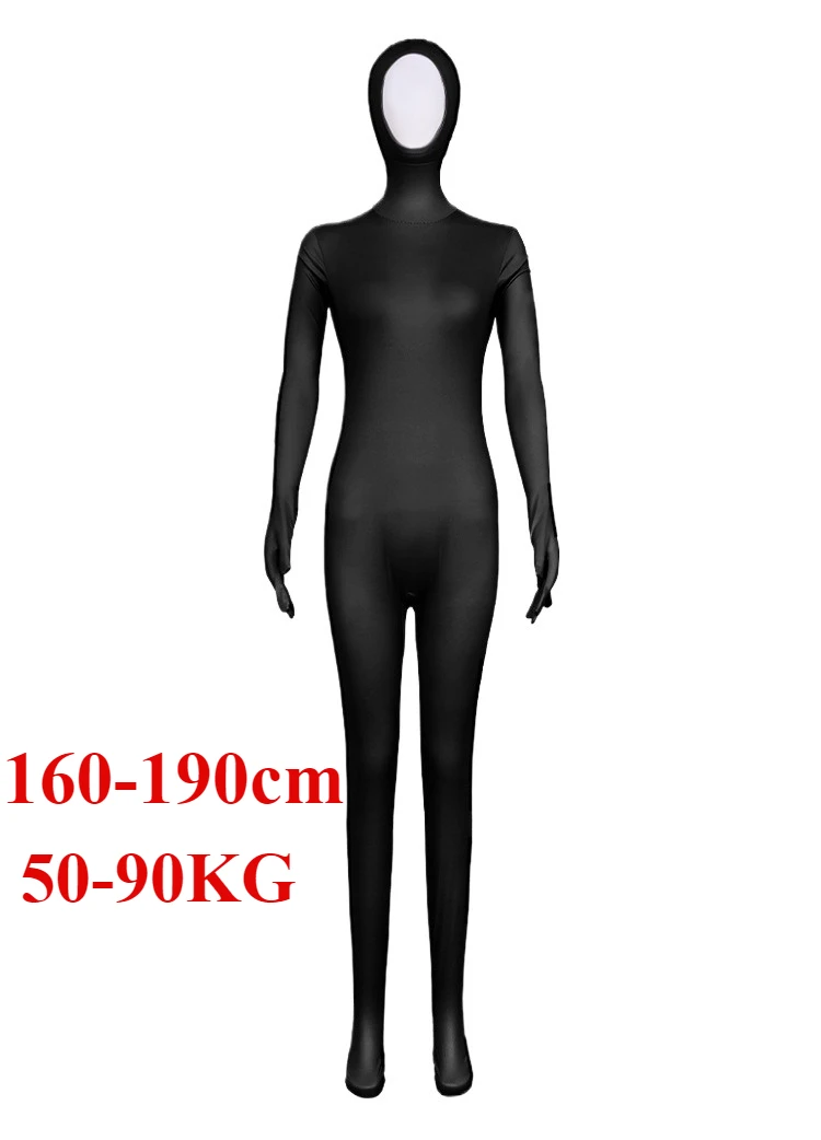 

Черный женский комбинезон для лица, обтягивающий боди для рук и ног, один предмет, сценическое представление, мужской разноцветный костюм для косплея для взрослых, Badysuit