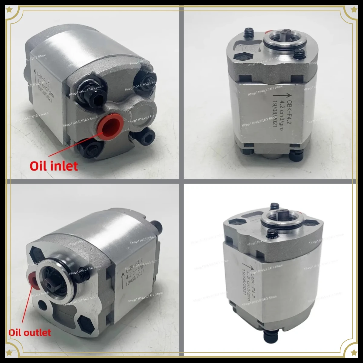 High-Precision CBK Series Miniature Gear Pump - Available Models: CBK-F1.6 to F8.0